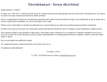 Tablet Screenshot of electricieni.net